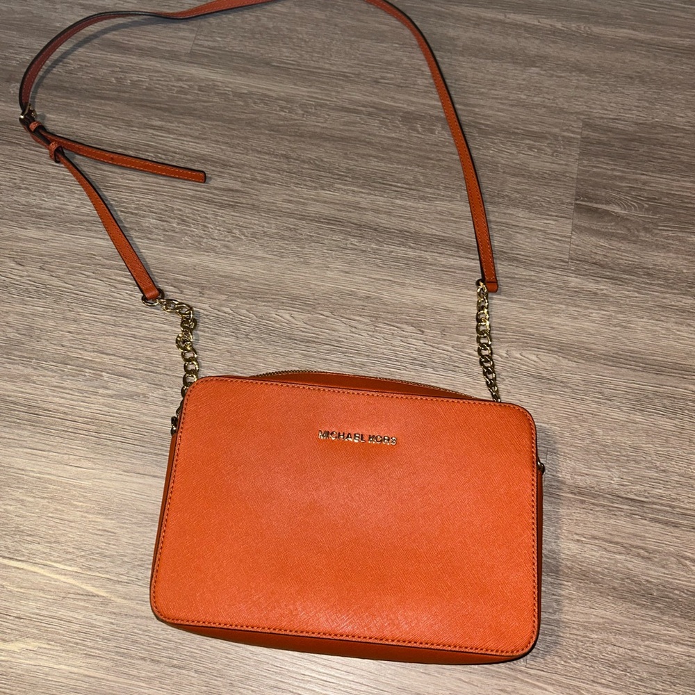 Orange Michael Kors Purse